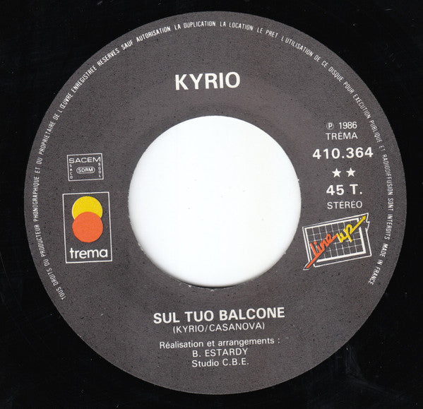 Kyrio : Va, Va, Va (7", Single)