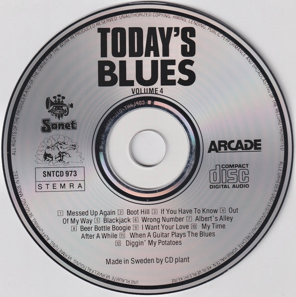 Various : Today's Blues Volume 4 (CD, Comp)