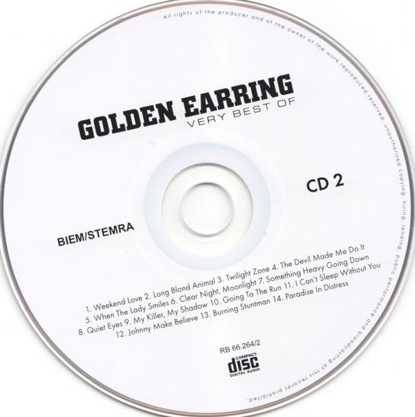 Golden Earring : Very Best Of (2xCD, Comp, Dig)