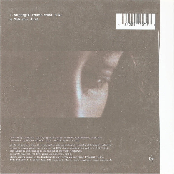Reamonn : Supergirl (CD, Single, Car)