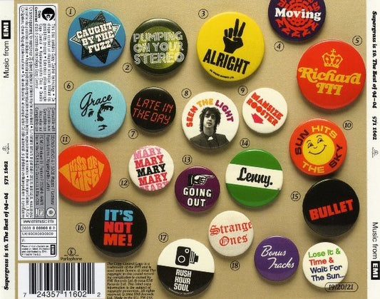 Supergrass : Supergrass Is 10. The Best Of 94-04 (CD, Comp, Copy Prot.)
