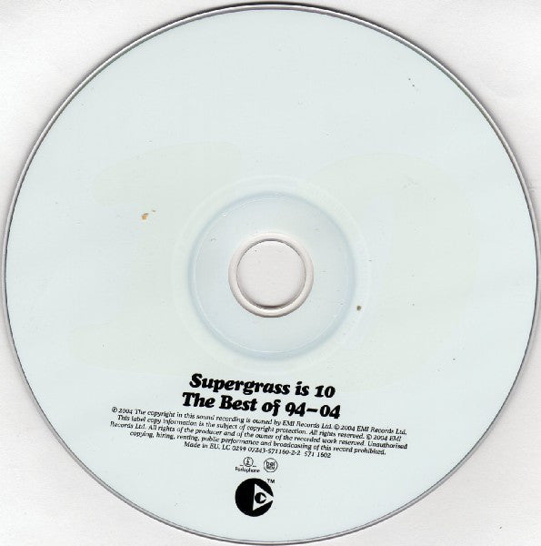 Supergrass : Supergrass Is 10. The Best Of 94-04 (CD, Comp, Copy Prot.)