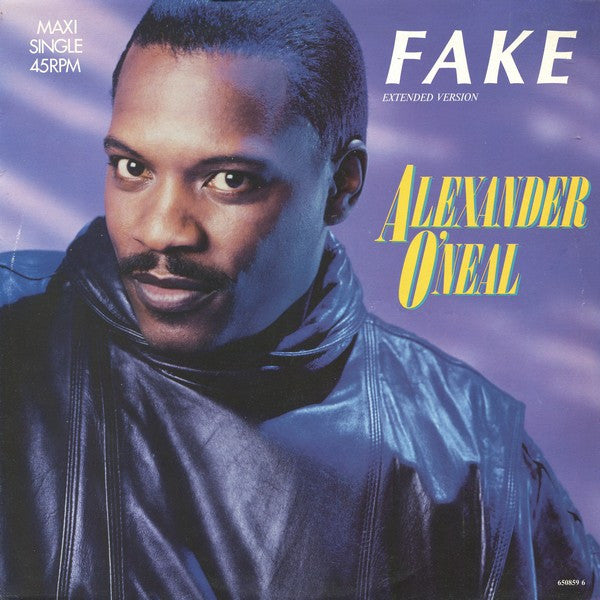 Alexander O'Neal : Fake (Extended Version) (12", Maxi)