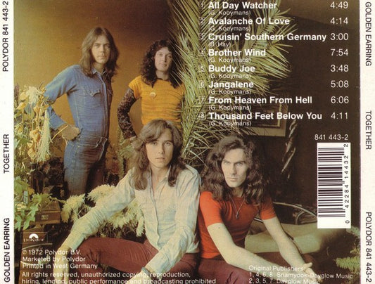 Golden Earring : Together (CD, Album, RE)