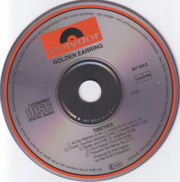 Golden Earring : Together (CD, Album, RE)