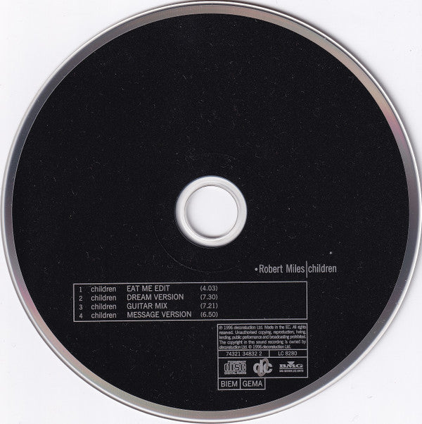 Robert Miles : Children (CD, Single)