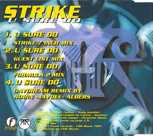 Strike : U Sure Do (CD, Single)