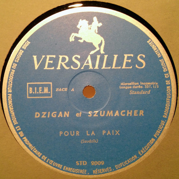 Dzigan Et Szumacher : Dzigan Et Szumacher (10", Album, Mono)