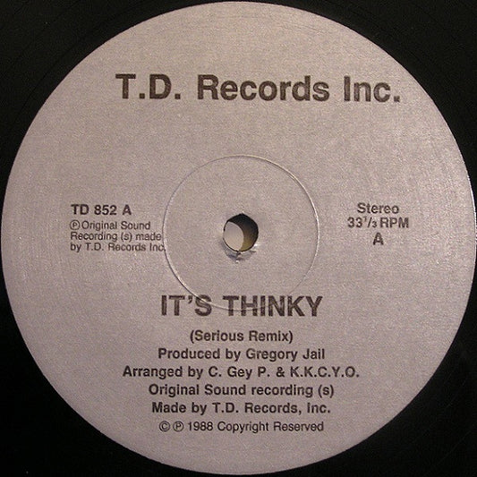 Unknown Artist : It's Thinky (12", Mixed, Unofficial)