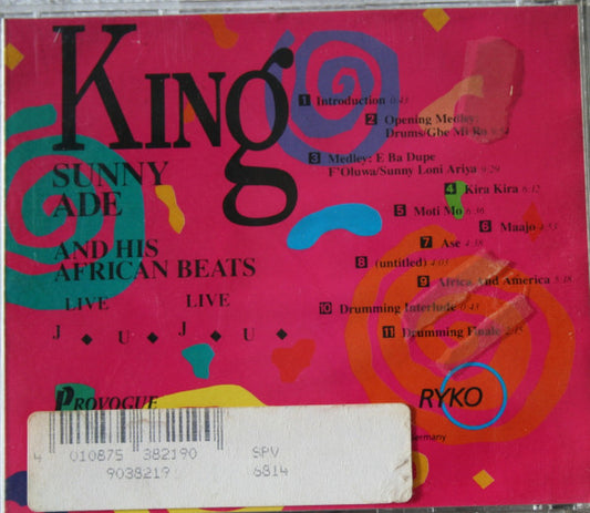 King Sunny Ade & His African Beats : Live Live Juju (CD, Album)