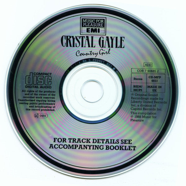 Crystal Gayle : Country Girl - 16 Great Tracks (CD, Comp)