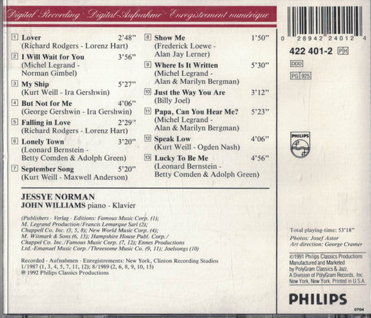 Jessye Norman : Lucky To Be Me (CD, Album)