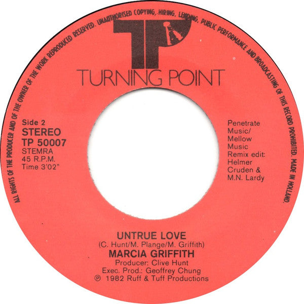 Marcia Griffiths & Prince Kojak : Untrue Love (7", Single)