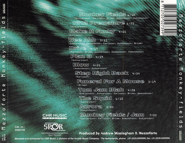 Mezzoforte : Monkey-Fields (CD, Album)