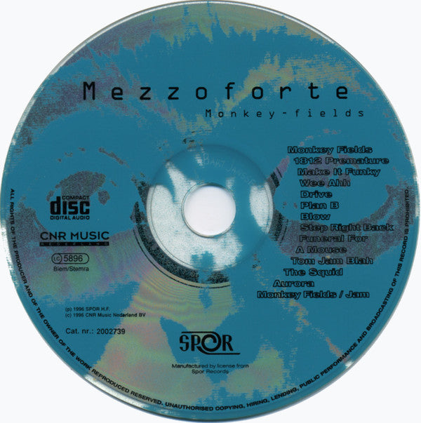 Mezzoforte : Monkey-Fields (CD, Album)