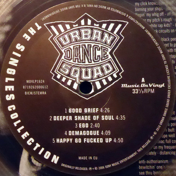 Urban Dance Squad : The Singles Collection (2xLP, RSD, Comp, Ltd, Num, Tra)