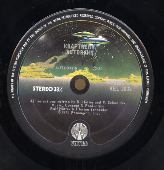 Kraftwerk : Autobahn (LP, Album, San)