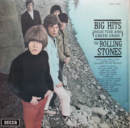 The Rolling Stones : Big Hits (High Tide And Green Grass) (LP, Comp, RP)