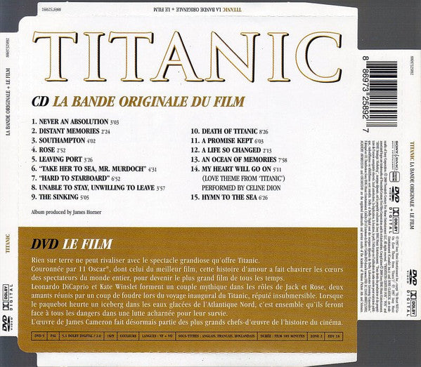 Various : Titanic: Le Film + La Bande Originale Du Film (CD, Album, RE + DVD-V + Sup)