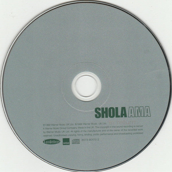 Shola Ama : In Return (CD, Album)