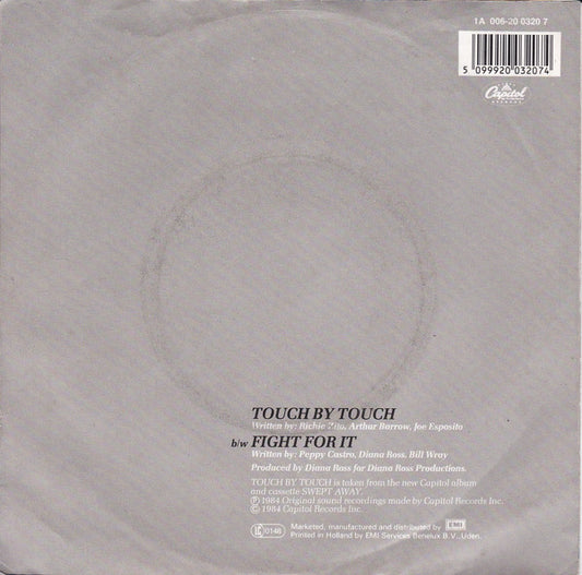 Diana Ross : Touch By Touch b/w Fight For It (7", Single)