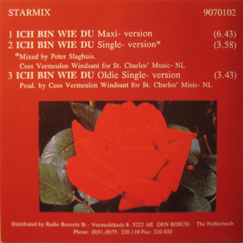 Starmix : Ich Bin Wie Du (CD, Maxi)
