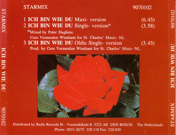 Starmix : Ich Bin Wie Du (CD, Maxi)