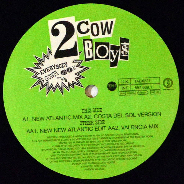 Two Cowboys : Everybody Gonfi Gon (12")