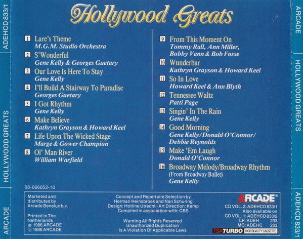 Various : Hollywood Greats (Volume 2) (CD, Comp)