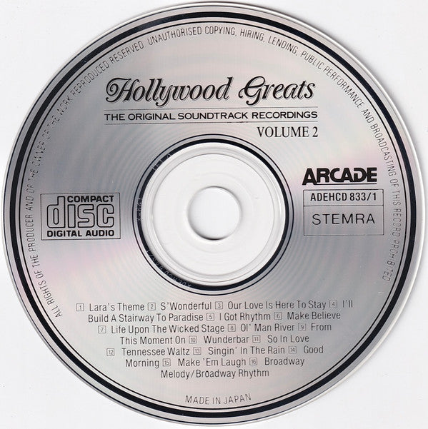 Various : Hollywood Greats (Volume 2) (CD, Comp)