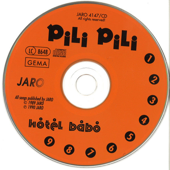Pili Pili : Hotel Babo (CD)
