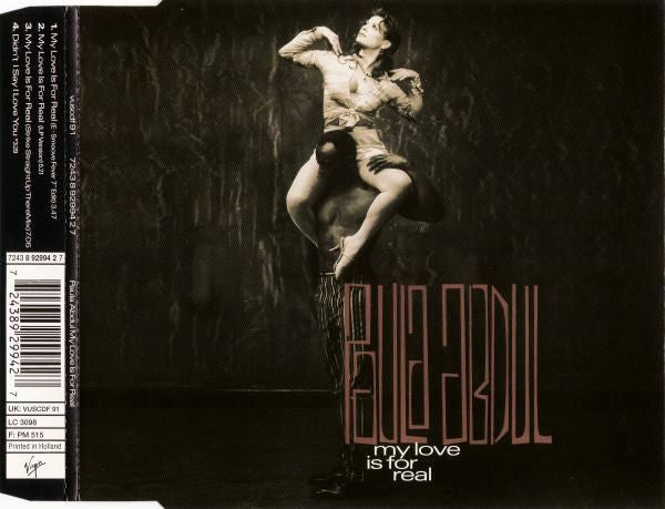 Paula Abdul : My Love Is For Real (CD, Single)