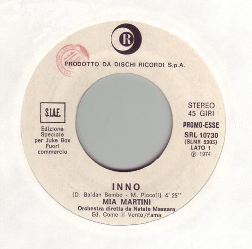 Mia Martini : Inno  (7", Jukebox)