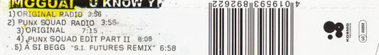 Moguai : U Know Y (CD, Maxi)
