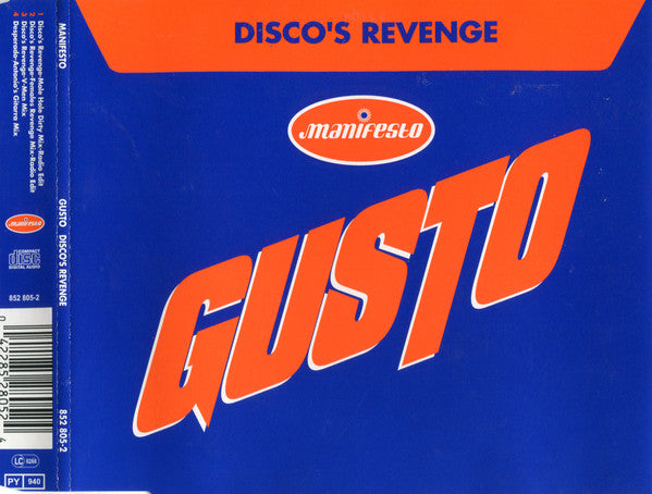 Gusto : Disco's Revenge (CD, Maxi)