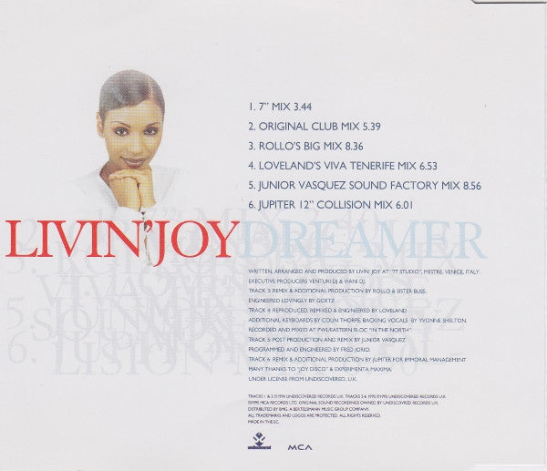Livin' Joy : Dreamer (CD, Maxi)
