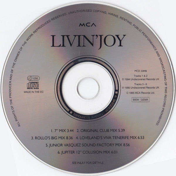 Livin' Joy : Dreamer (CD, Maxi)