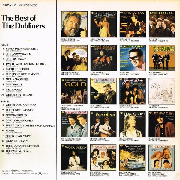 The Dubliners : The Best Of The Dubliners (LP, Comp, RE)
