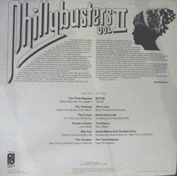 Various : Phillybusters Vol II (LP, Comp)