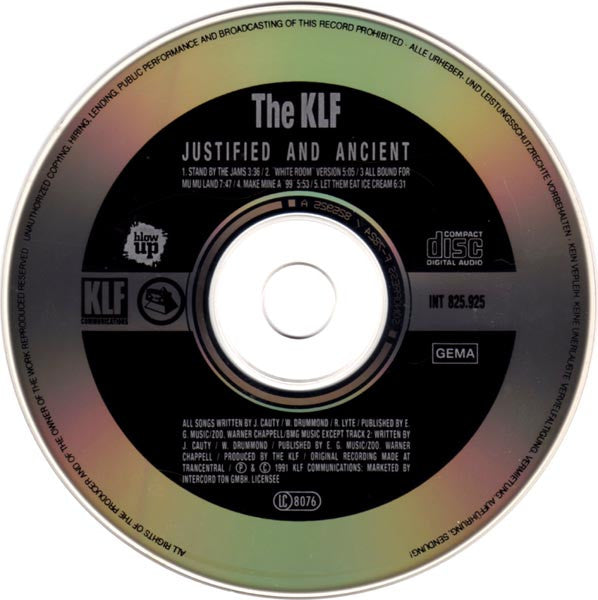 The KLF : Justified & Ancient (CD, Maxi)
