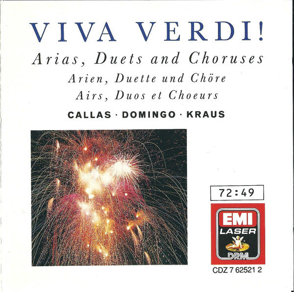 Giuseppe Verdi : Viva Verdi! Arias, Duets And Choruses (CD, Comp)