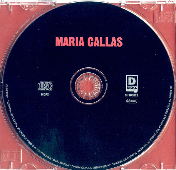 Maria Callas : Sings Her Great Aria's (CD, Comp)