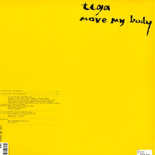 Tiga : Move My Body (12", M/Print)