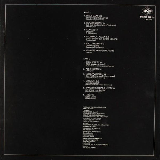 Benny Neyman : Vlinders Van De Nacht (LP, Album, Gat)
