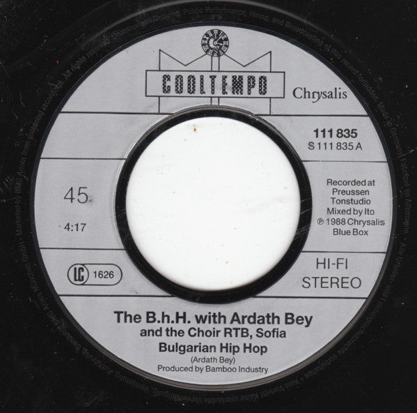 The B.H.H. with Ardath Bey : Bulgarian Hip Hop (7", Single)