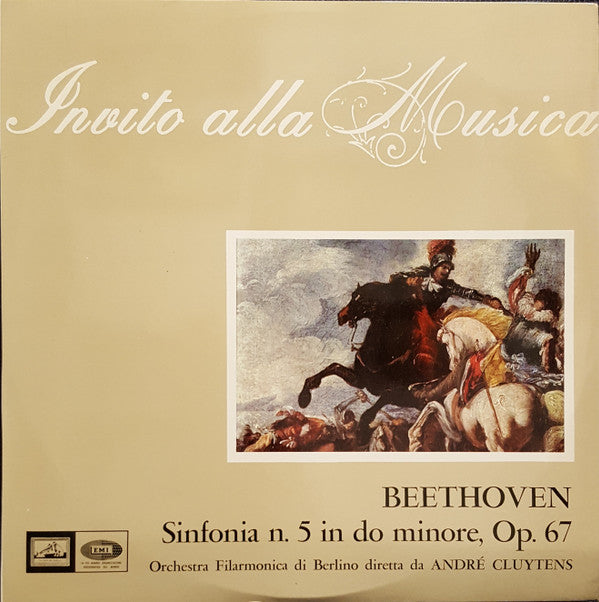 Ludwig van Beethoven, Berliner Philharmoniker, André Cluytens : Sinfonia N. 5 In Do Minore Op. 67 (LP, Album, Mono)