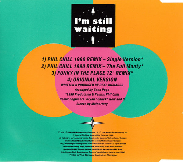 Diana Ross : I'm Still Waiting (Phil Chill 1990 Remix) (CD, Maxi)