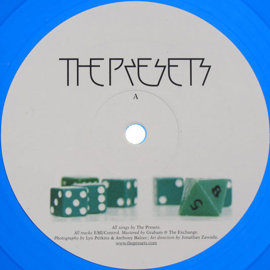 The Presets (2) : Are You The One? (12", Blu)