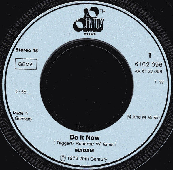 Madâme : Do It Now (7", Single)