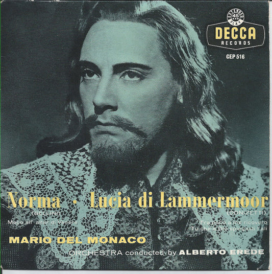 Mario Del Monaco : Norma / Lucia Di Lammermoor (7", EP)